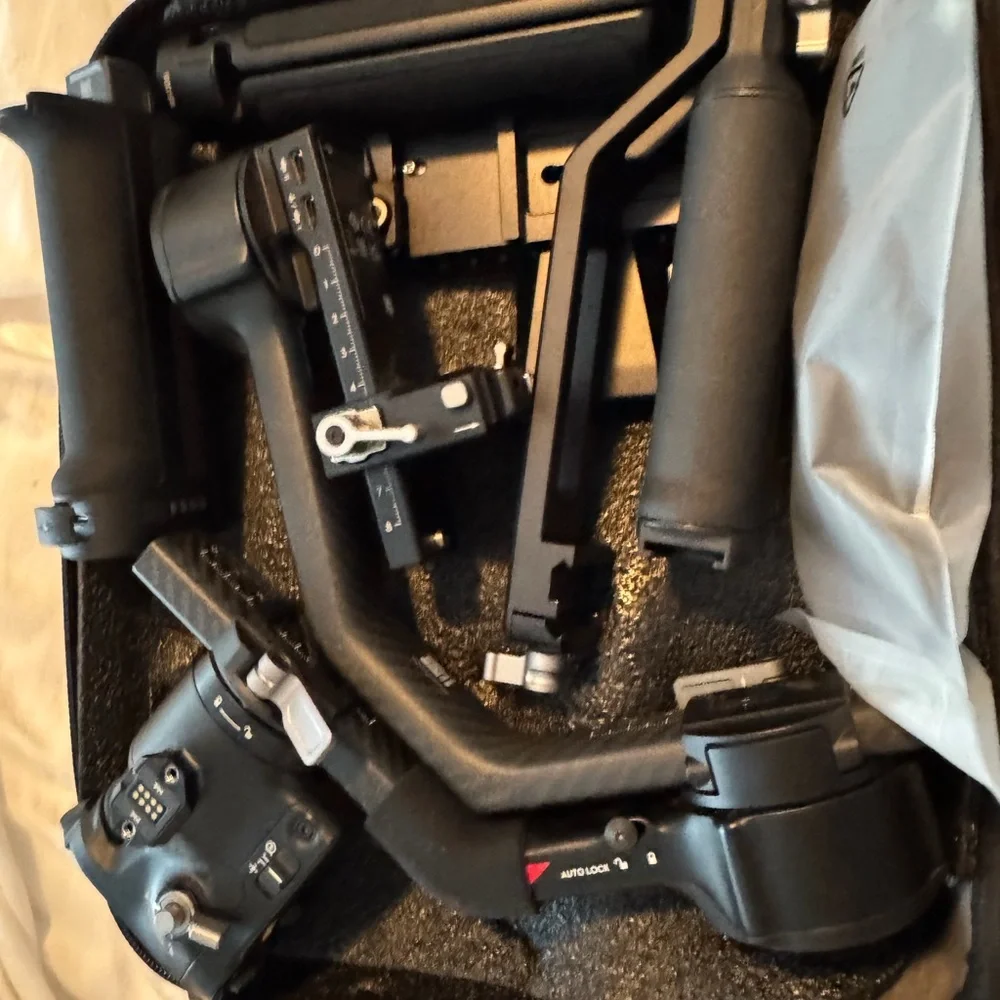 DJI Pro DSLR camera holder. Black